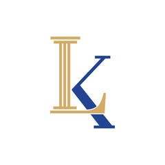 L and K Law Logo Design