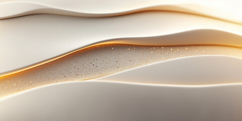 Obraz premium Soft, Flowing Patterns Create a Serene Atmosphere With Gentle Waves of Light and Shadow in a Minimalist Setting