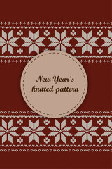 new year's knitted pattern