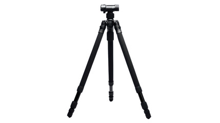 Camera tripod stand on transparent background