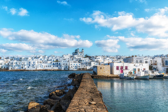 Naousa Paros Marina Sunset View