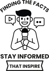 A man is holding a microphone and smiling