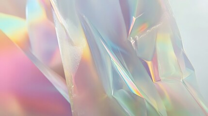 Fototapeta premium Abstract Iridescent Pastel Shimmering Surface Texture