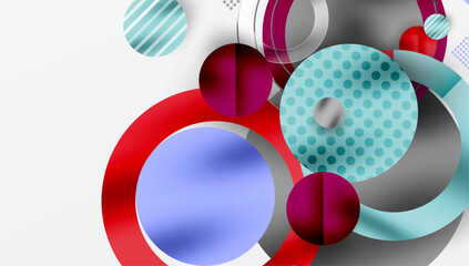 Abstract background - layered geometric shapes with smooth gradients and transparency