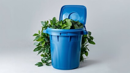 A colorful plant in a pot, isolated, shows healthy leaf growth, like organic gardening in spring