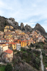 Fototapeta premium Castelmezzano and Dolomiti Lucane