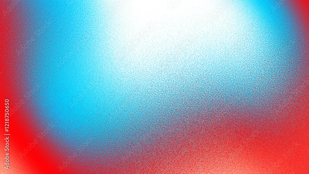 Aufkleber blue and red blurred transparent gradient background. transparent gritty sand noise overlay backgrou