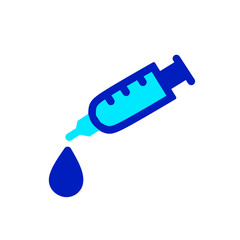 injector for injection duo tone icon