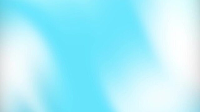 Blue white wavy gradient abstract background. Looping animation 4k video