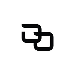 OO monogram logo design letter text name symbol monochrome logotype alphabet character simple logo