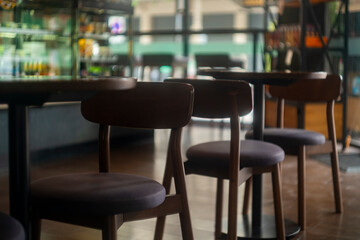 Chair Interior of a modern restaurant or bar