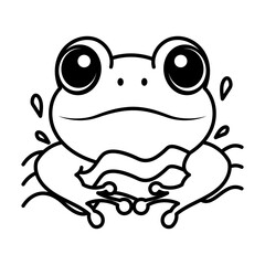 a illustration of frog