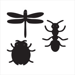 set of insects