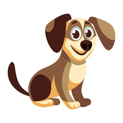 a cute dog cartoon design