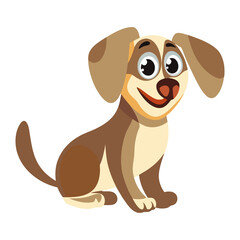 a cute dog cartoon design