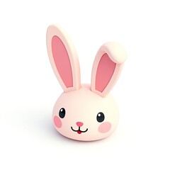 An isometric depiction of bunny ears icon