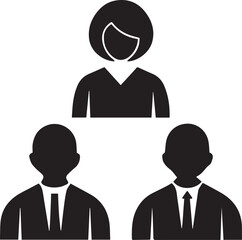 People icon set, family icon set Persons symbol infographics website design, logo,  app, UI isolated for vector