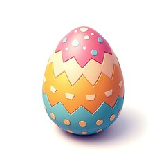 An isometric depiction of a egg decorating kit icon