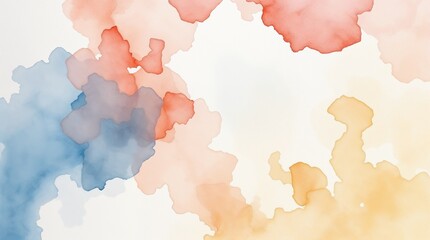 Delicate watercolor painting, low-angle perspective, ethereal fragmentation, translucent washes, fluid brushstrokes, dramatic lighting, looking upward.