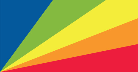 Lingua Franca Nova Rainbow Flag (LGBTQ) High Quality Illustration