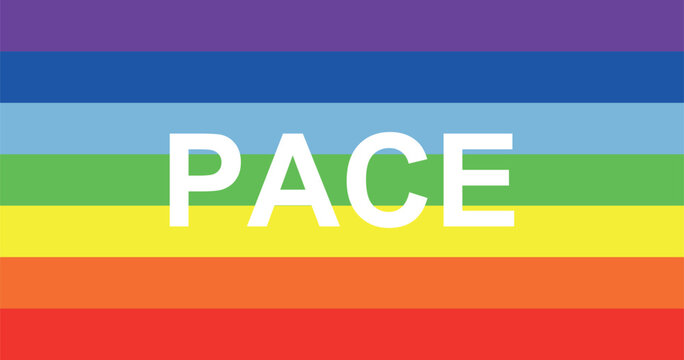 PACE Rainbow Flag (LGBTQ) High Quality Illustration