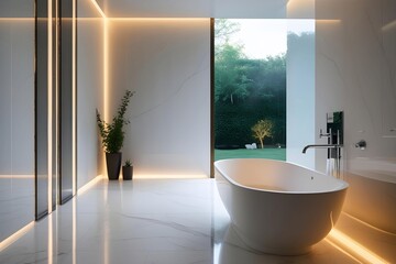 modern bathroom interior
