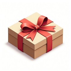 Naklejka premium An isometric depiction of a chocolate box