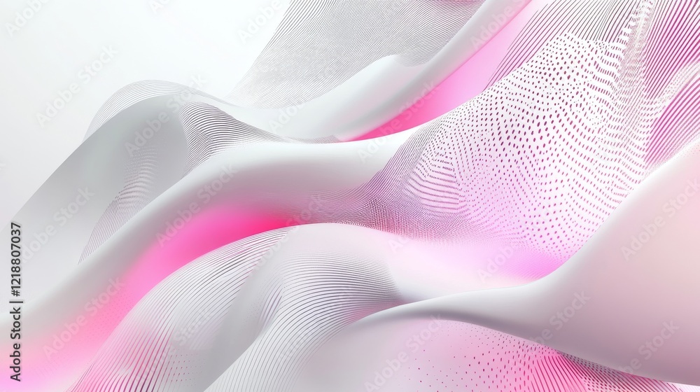 Poster abstract white background with dynamic technology network, futuristic vector illustration of digital