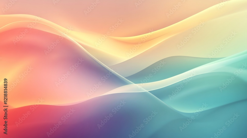 Poster abstract technology background with futuristic digital lines and glowing elements, representing inno