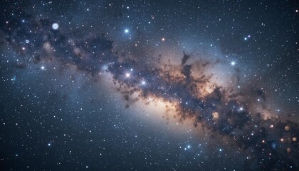 Obraz premium Galaxy Background With Star