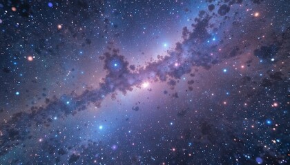 Obraz premium Galaxy Background With Star