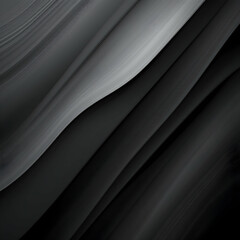 Obraz premium Elegant Abstract Black and White Waves: A Fusion of Light and Shadow in Artful Harmony