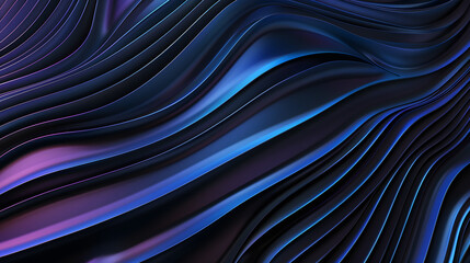 Black and blue gradient background, abstract digital art, generative ai