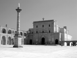 Italy, Puglia, Salento, Lecce: Santa Maria of Leuca lighthouse.