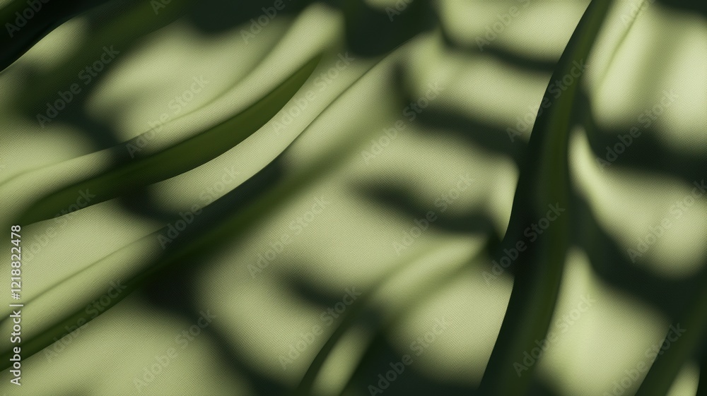 Poster soft olive green metallic gradient with subtle texture and light play