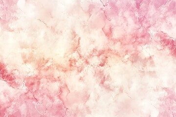 Abstract Pastel Pink and Cream Watercolor Marble Texture