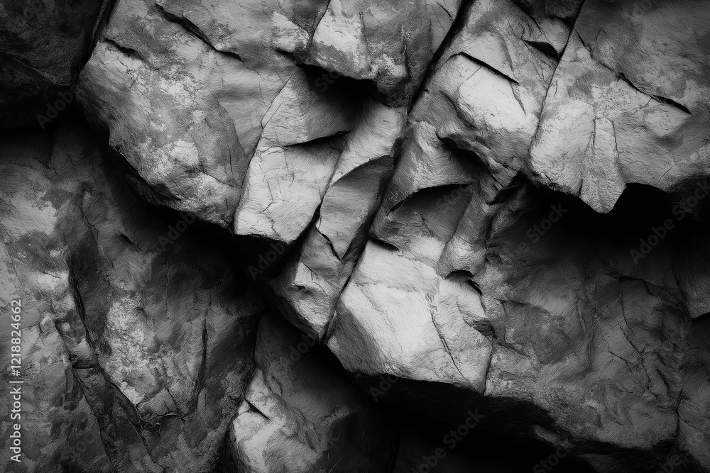 Poster realistic rock textures evolving procedurally