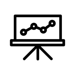 Presentation board icon design template