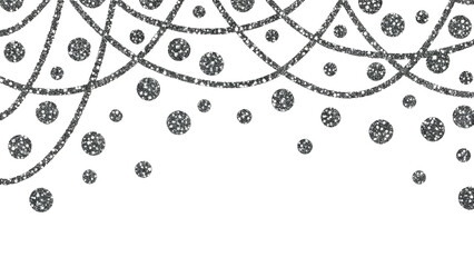 Silver glitter texture background