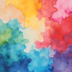 Obraz premium abstract colorful background with clouds