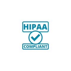 HIPAA Compliance icon isolated on transparent background