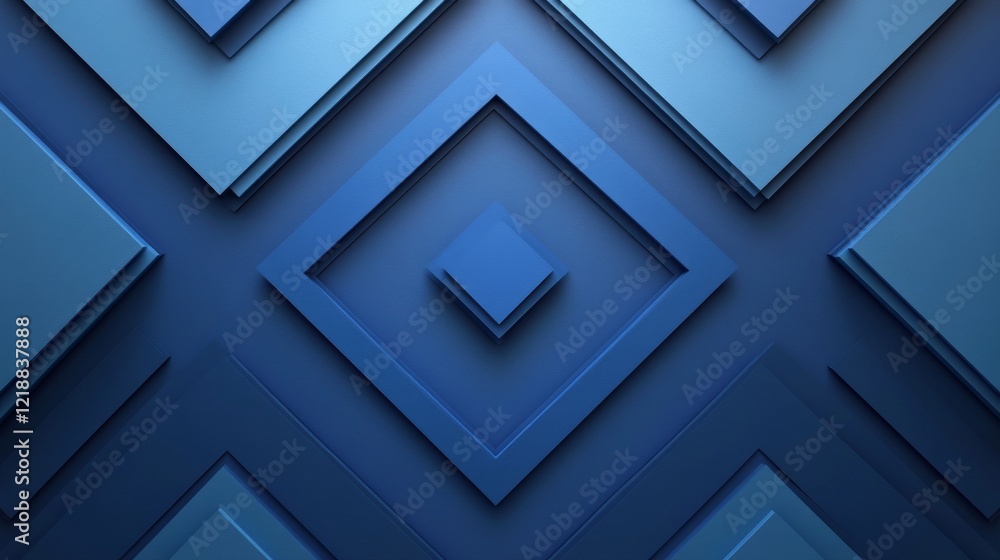 Poster futuristic blue geometric abstract technology background with glowing lines and digital network conn