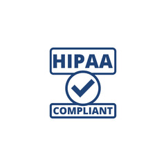 HIPAA Compliance icon isolated on transparent background