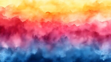 Abstract watercolor painting, warm and cool tones, textured brushstrokes, blank space for creative design, soft pastel finish