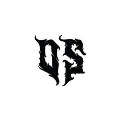 OS monogram logo design letter text name symbol monochrome logotype alphabet character simple logo