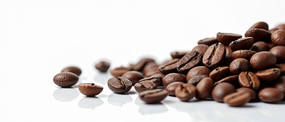 Naklejka premium International Coffee Day 2024 - Coffee Beans Celebration