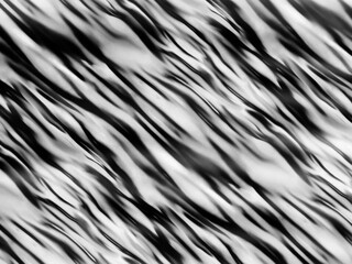 black-and-white abstract texture featuring dynamic, flowing streaks resembling zebra stripes or rippling water patterns.
