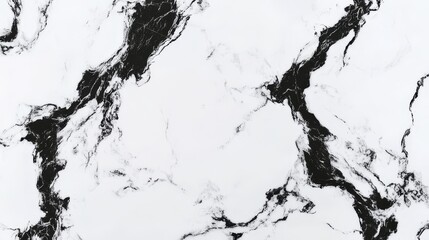 Elegant black and white marble pattern with flowing liquid shapes for design projects