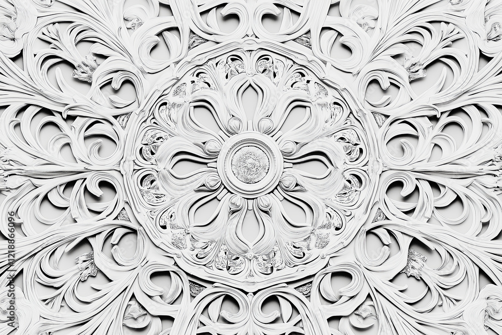 Poster Intricate symmetrical patterns