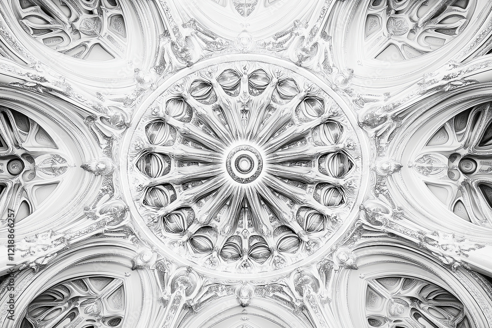 Poster Intricate symmetrical patterns